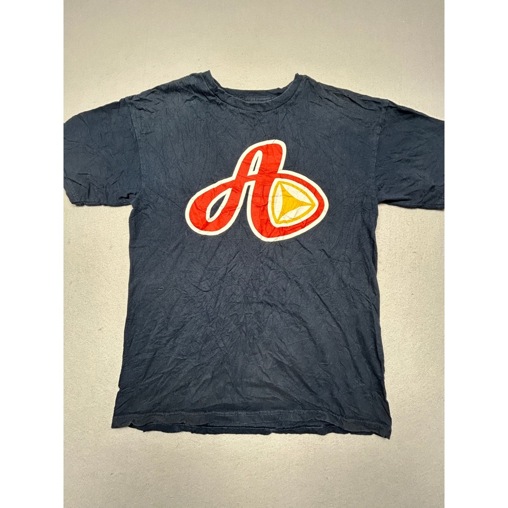 Active T-Shirt 100% Cotton Navy Blue M Mens